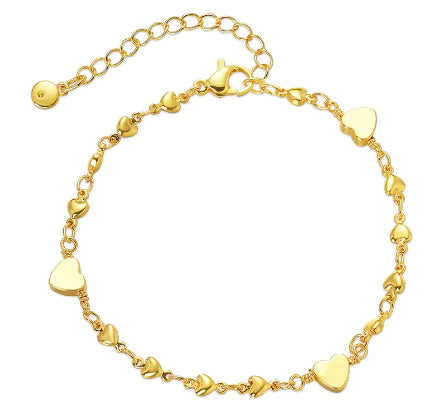 Gold Heart Bracelet