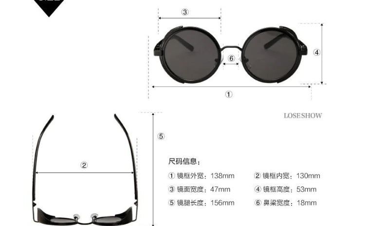 Round Metal Sunglasses