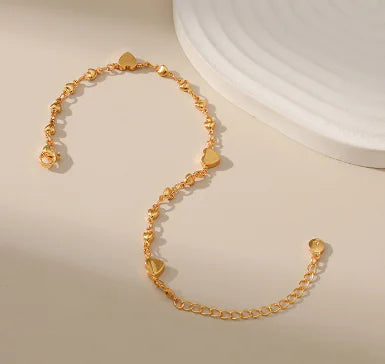 Gold Heart Bracelet