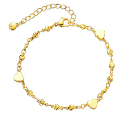 Gold Heart Bracelet