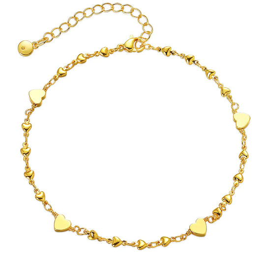 Gold Heart Bracelet